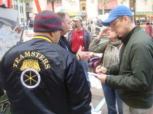 Photo of Teamster's Union rep