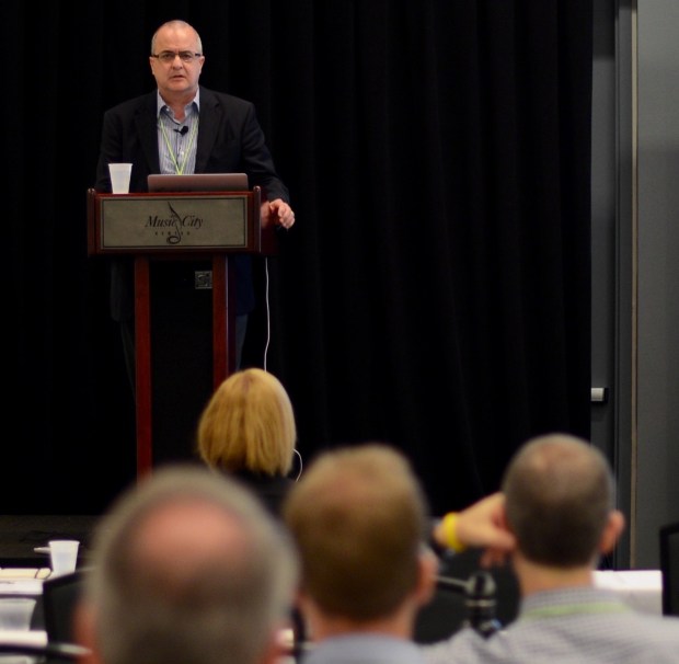 Don Beehler speaking at the conference 